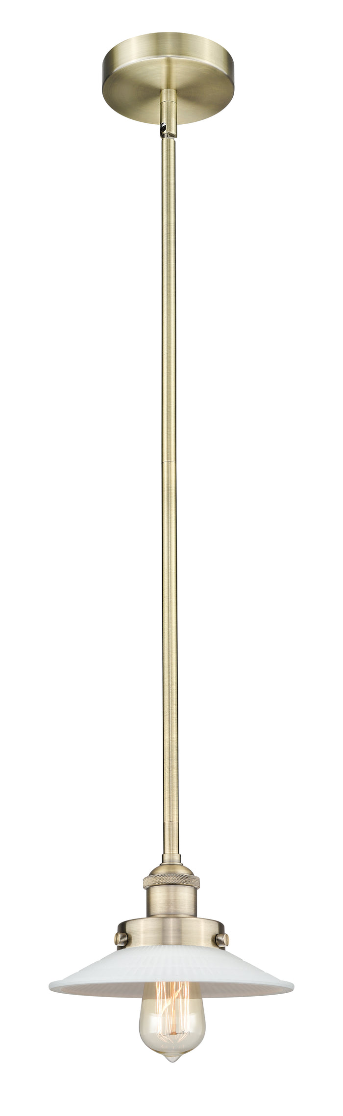 Edison Mini Pendant Antique Brass Finish