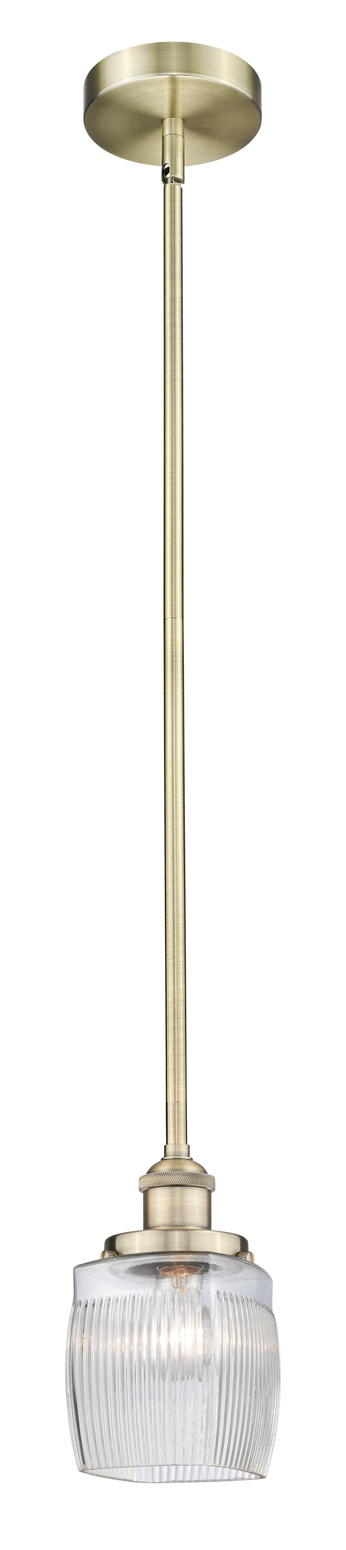 Edison Mini Pendant Antique Brass Finish