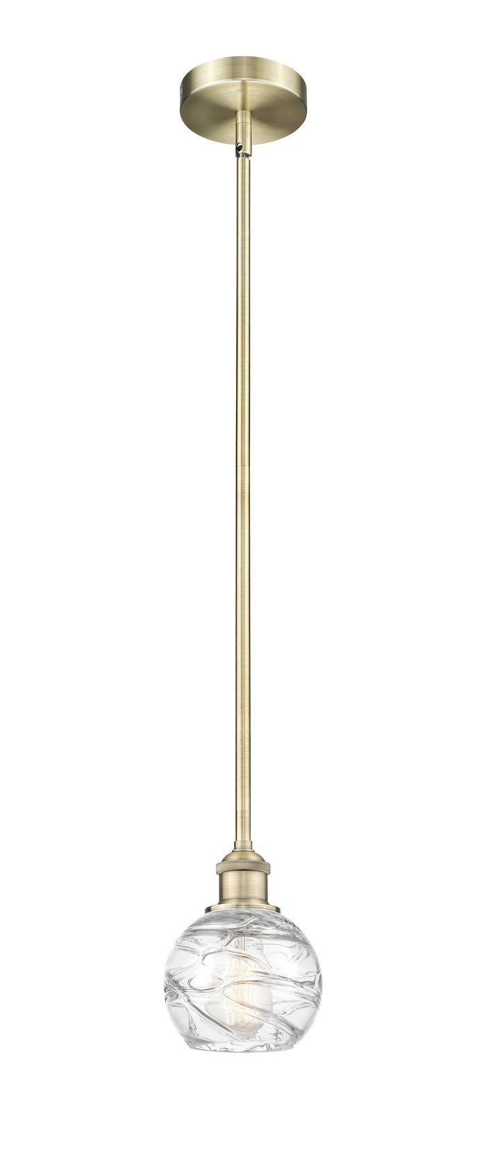 Edison Mini Pendant Antique Brass Finish
