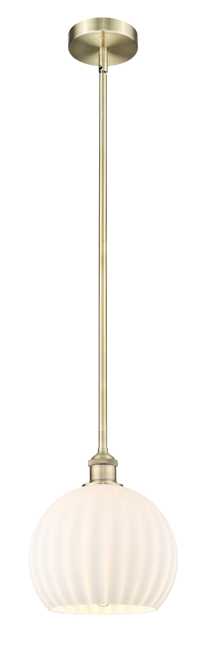 Edison Mini Pendant Antique Brass Finish