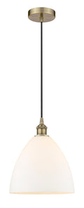 Edison Mini Pendant Antique Brass Finish