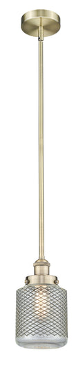 Edison Mini Pendant Antique Brass Finish