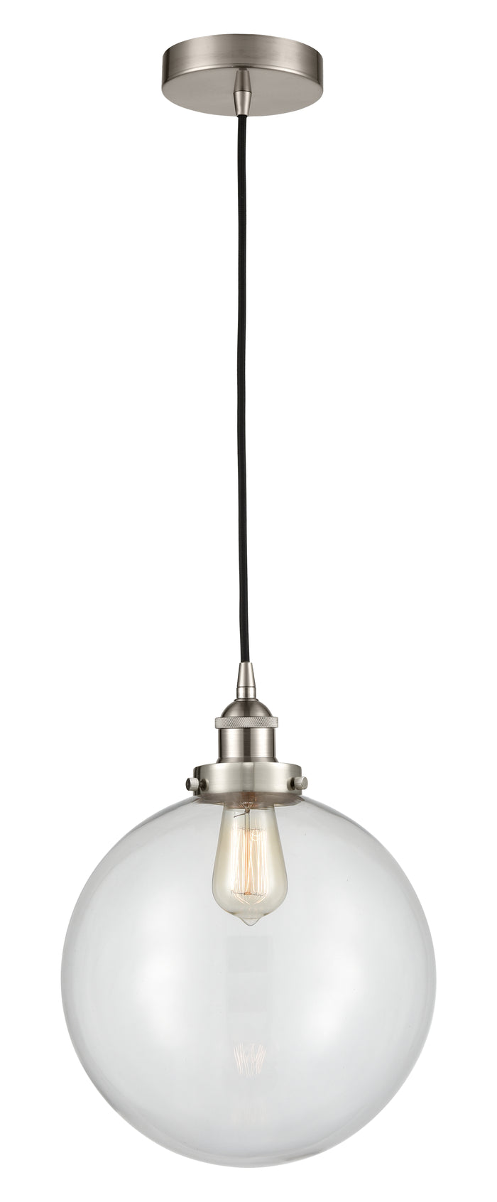 Brushed Satin Nickel / Clear