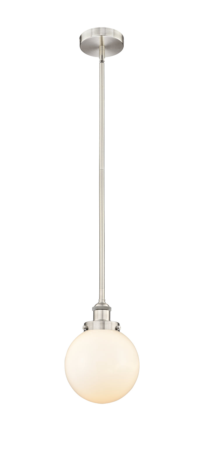 Brushed Satin Nickel / Matte White