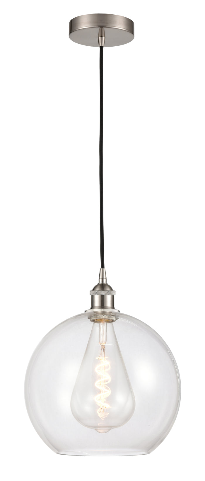 Brushed Satin Nickel / Clear