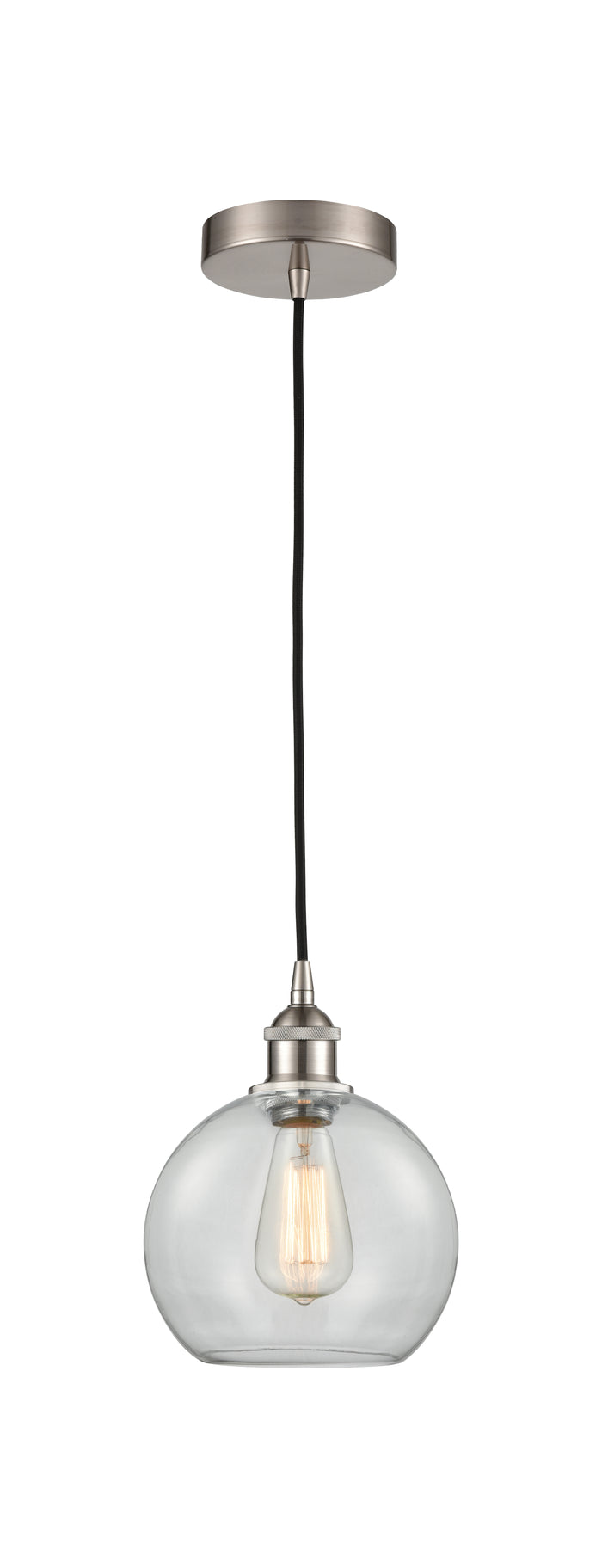 Brushed Satin Nickel / Clear