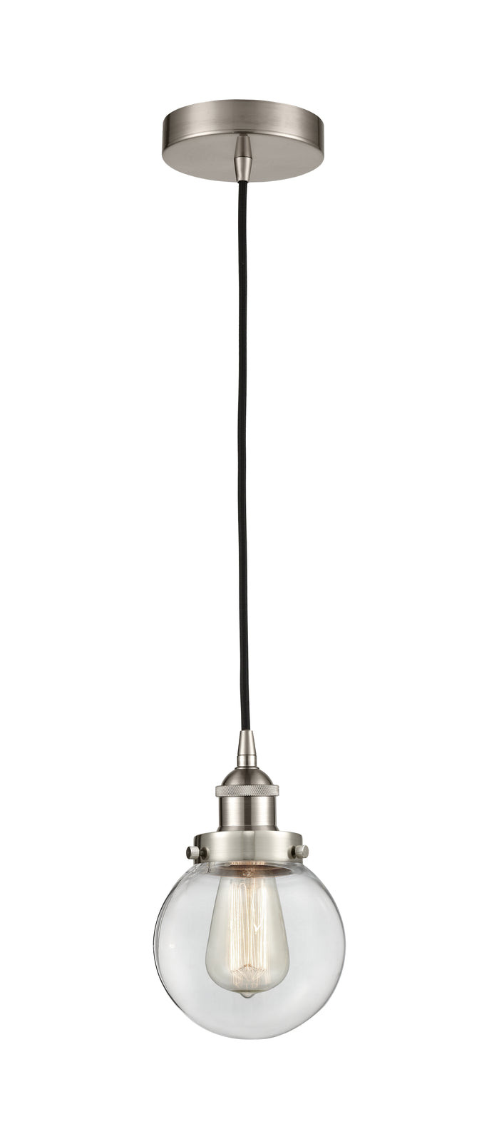 Brushed Satin Nickel / Clear