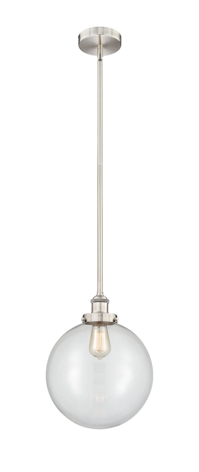 Brushed Satin Nickel / Clear