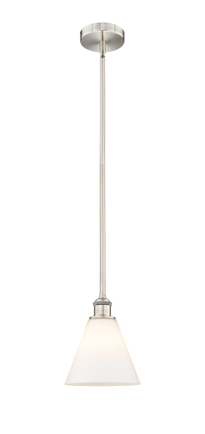 Brushed Satin Nickel / Matte White
