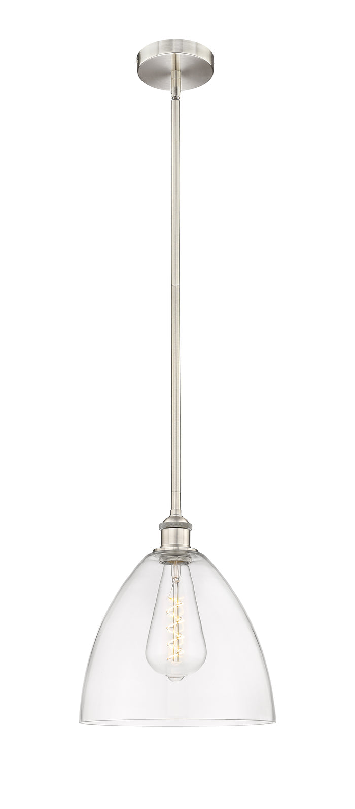 Brushed Satin Nickel / Clear