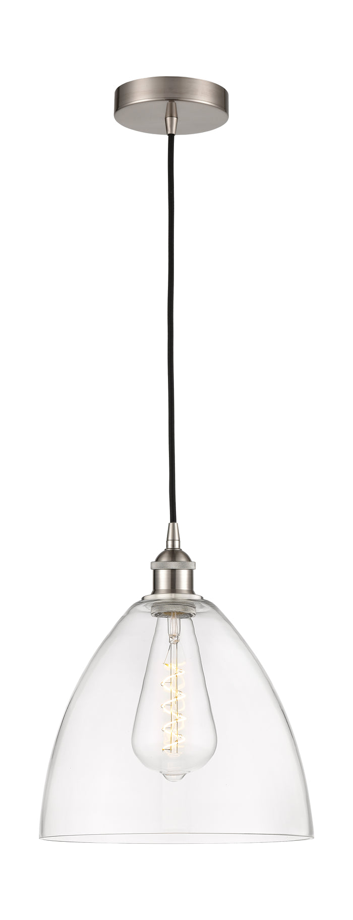 Brushed Satin Nickel / Clear