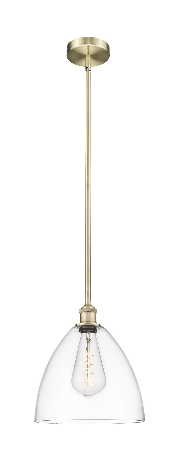 Edison Mini Pendant Antique Brass Finish