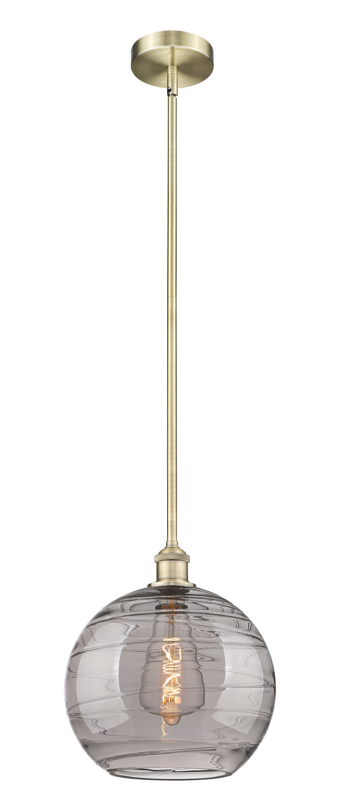 Edison Mini Pendant Antique Brass Finish