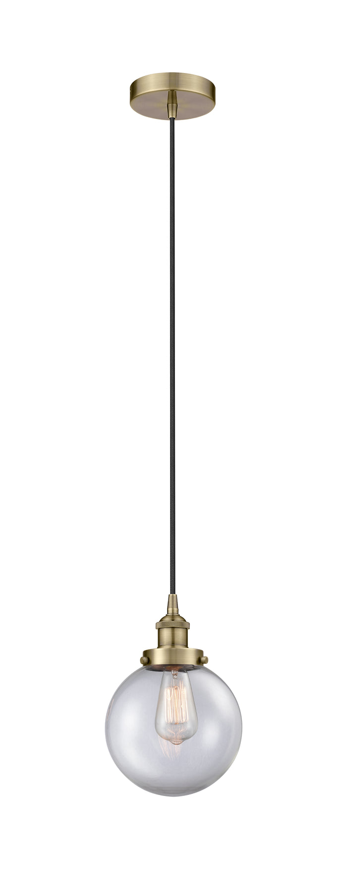 Edison Mini Pendant Antique Brass Finish