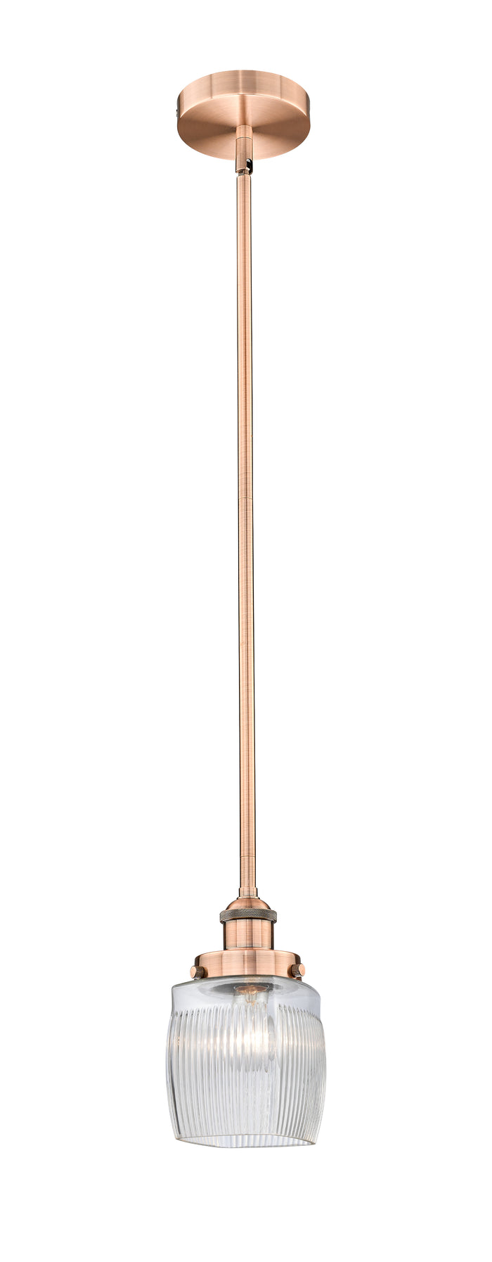 Edison Mini Pendant Antique Brass Finish