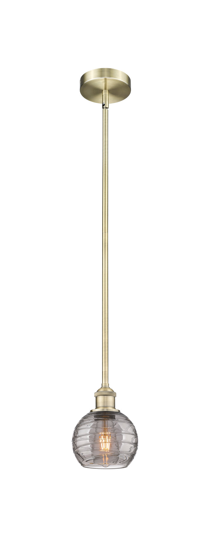 Edison Mini Pendant Antique Brass Finish
