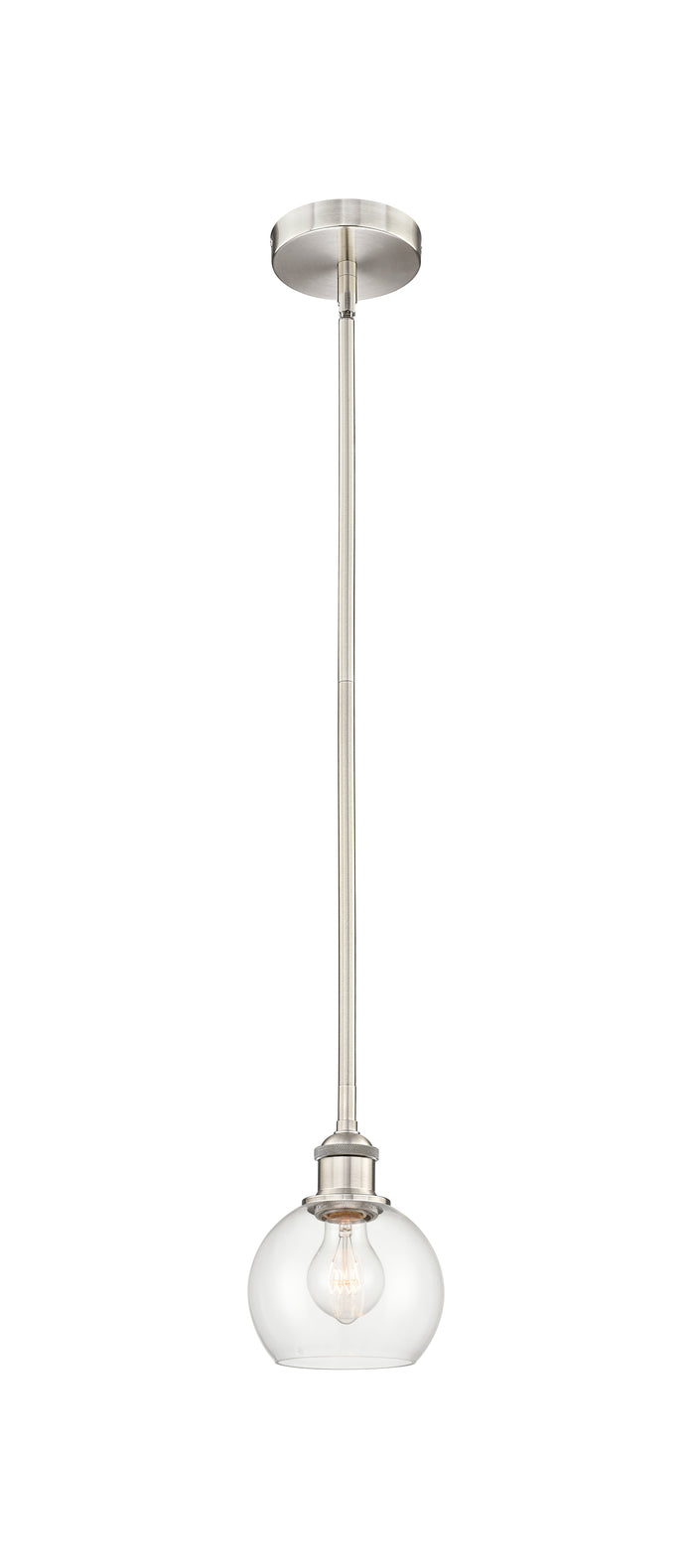 Brushed Satin Nickel / Clear