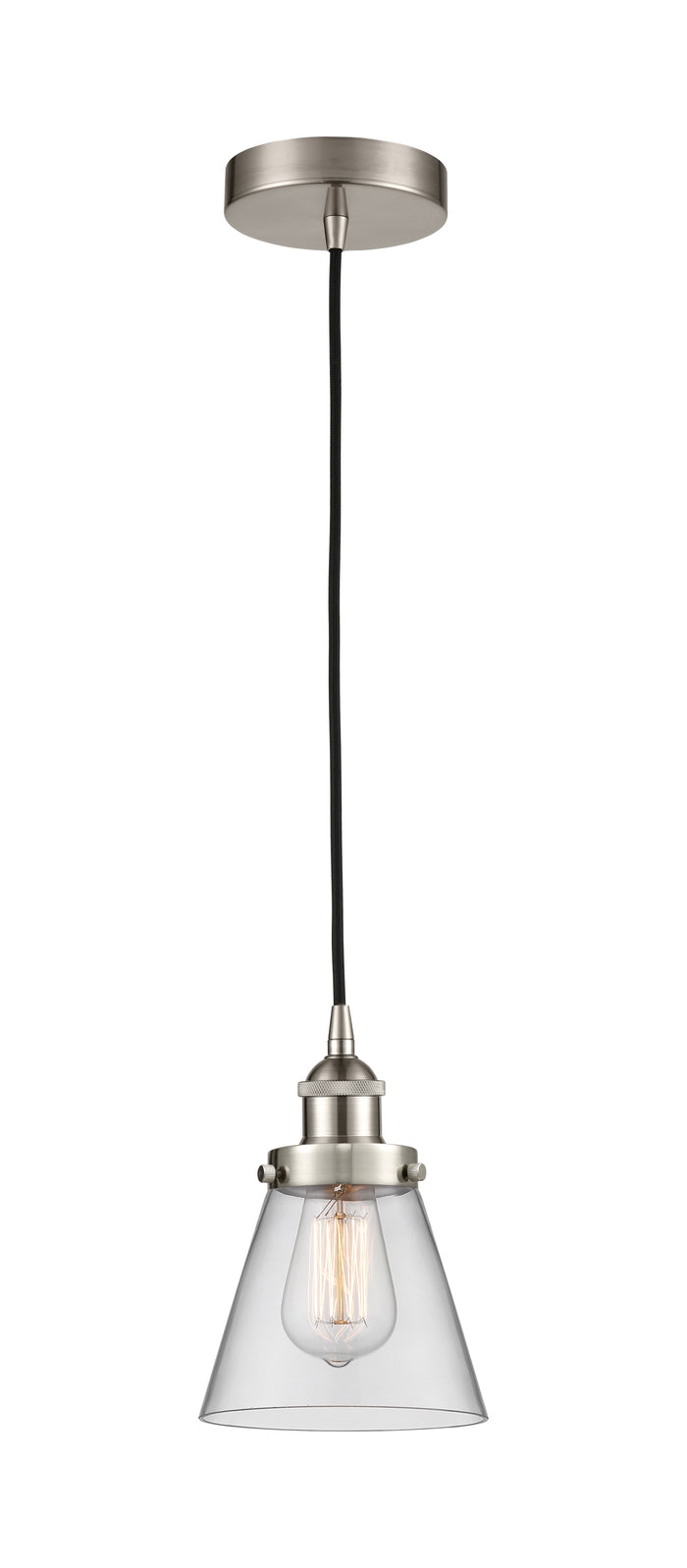 Brushed Satin Nickel / Clear