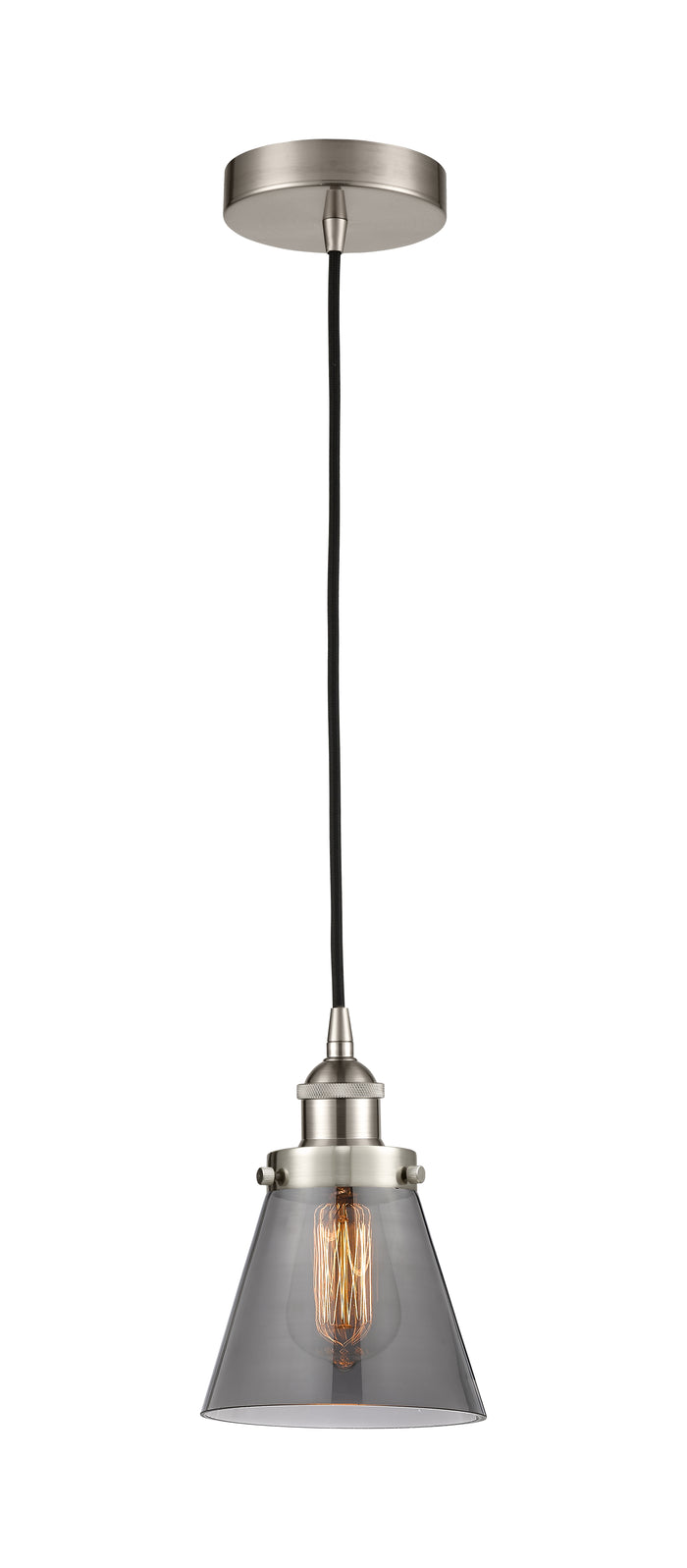 Brushed Satin Nickel / Light Smoke