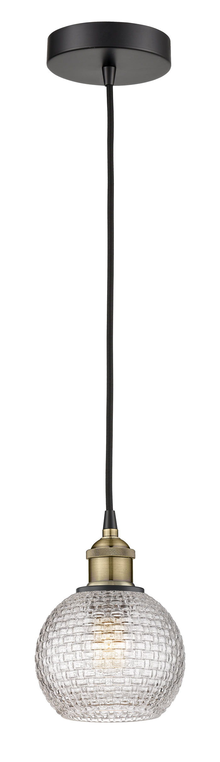 Edison Mini Pendant Antique Brass Finish