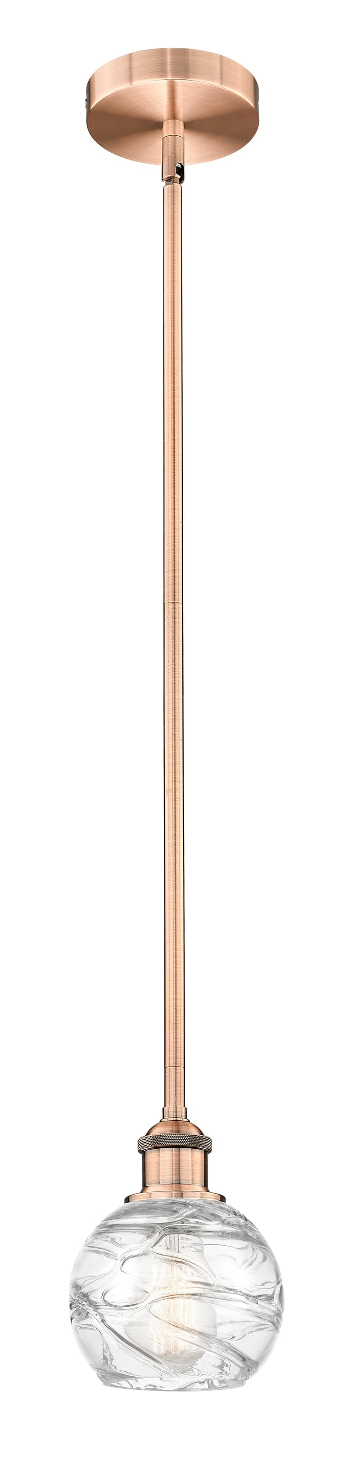 Edison Mini Pendant Antique Brass Finish