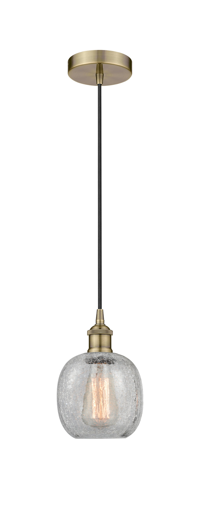 Edison Mini Pendant Antique Brass Finish