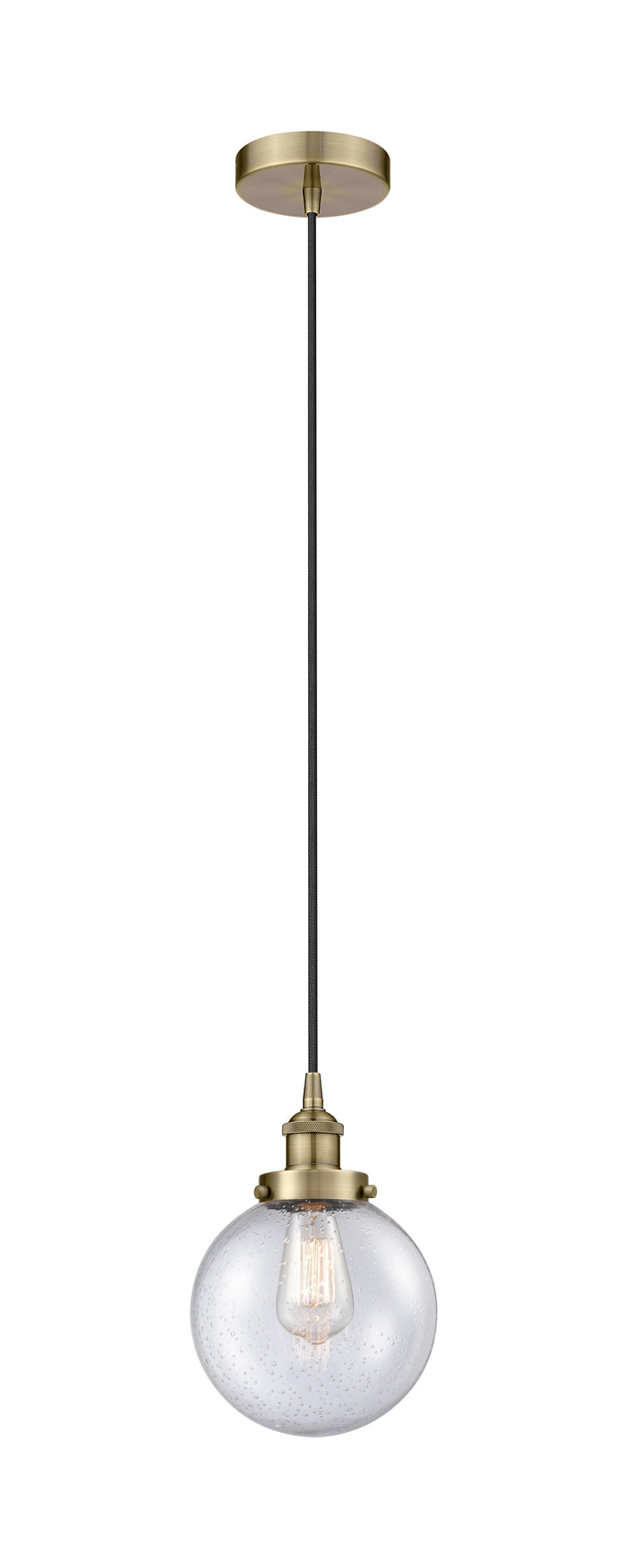 Edison Mini Pendant Antique Brass Finish