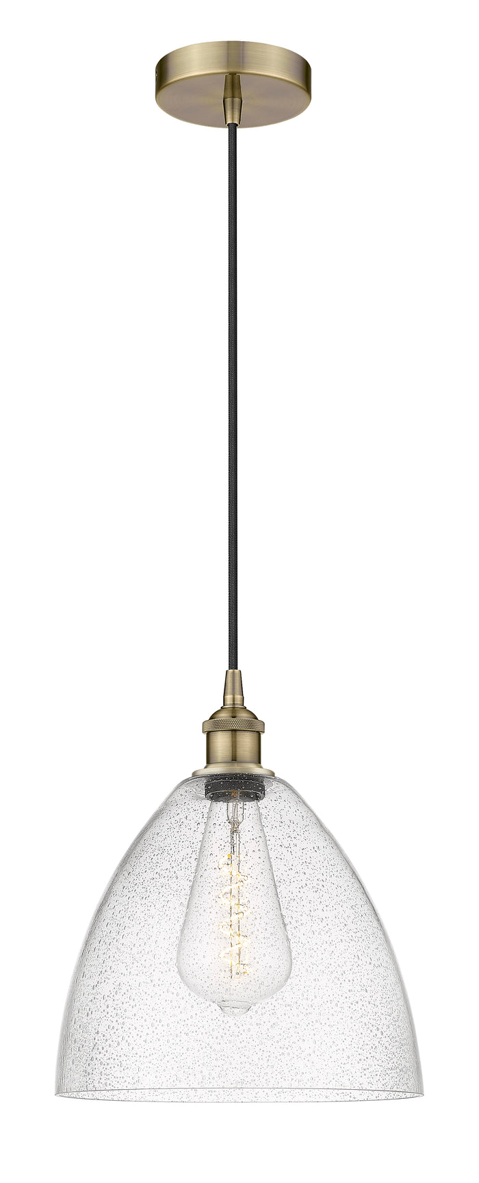 Edison Mini Pendant Antique Brass Finish