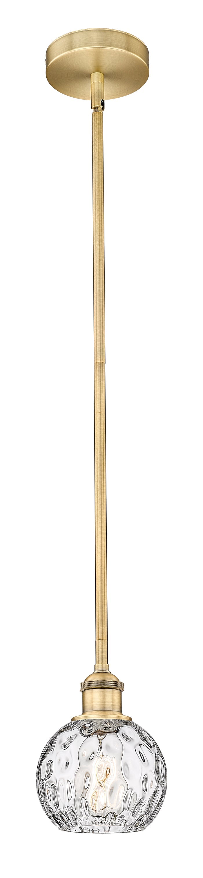 Edison Mini Pendant Antique Brass Finish