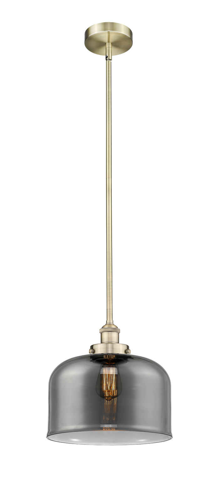Edison Mini Pendant Antique Brass Finish