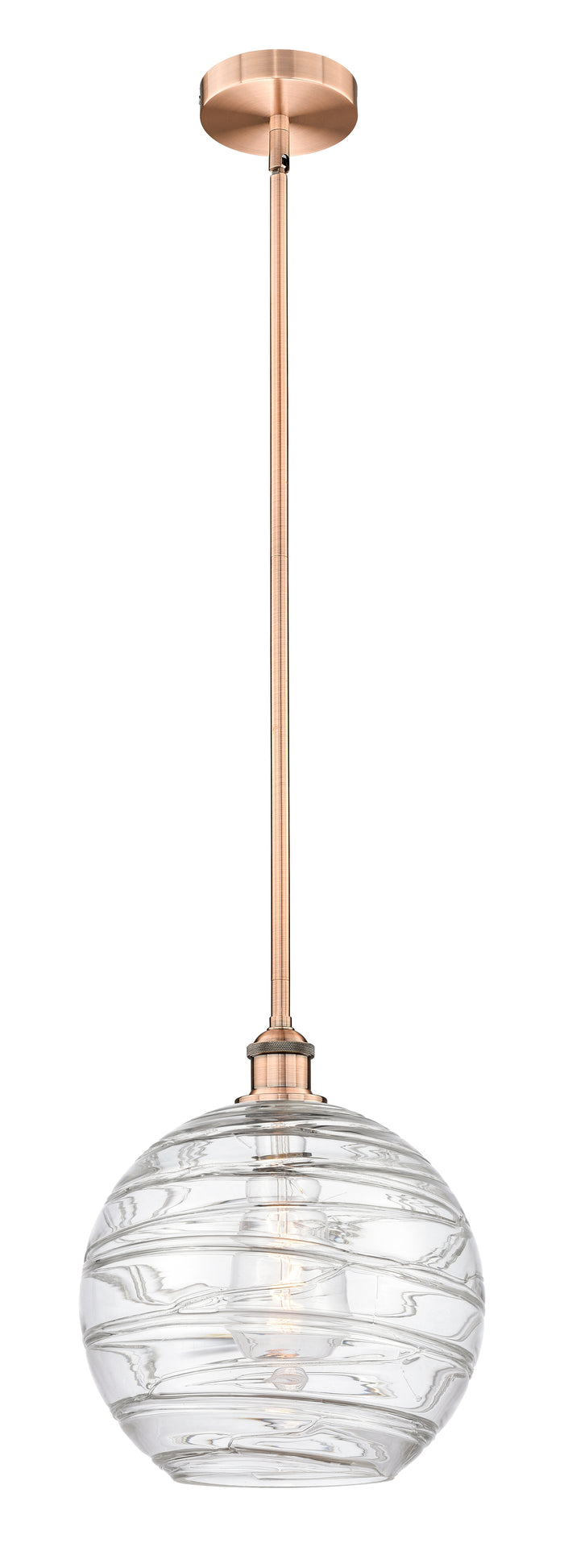 Edison Mini Pendant Antique Brass Finish