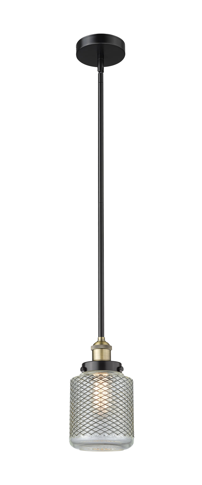 Edison Mini Pendant Antique Brass Finish