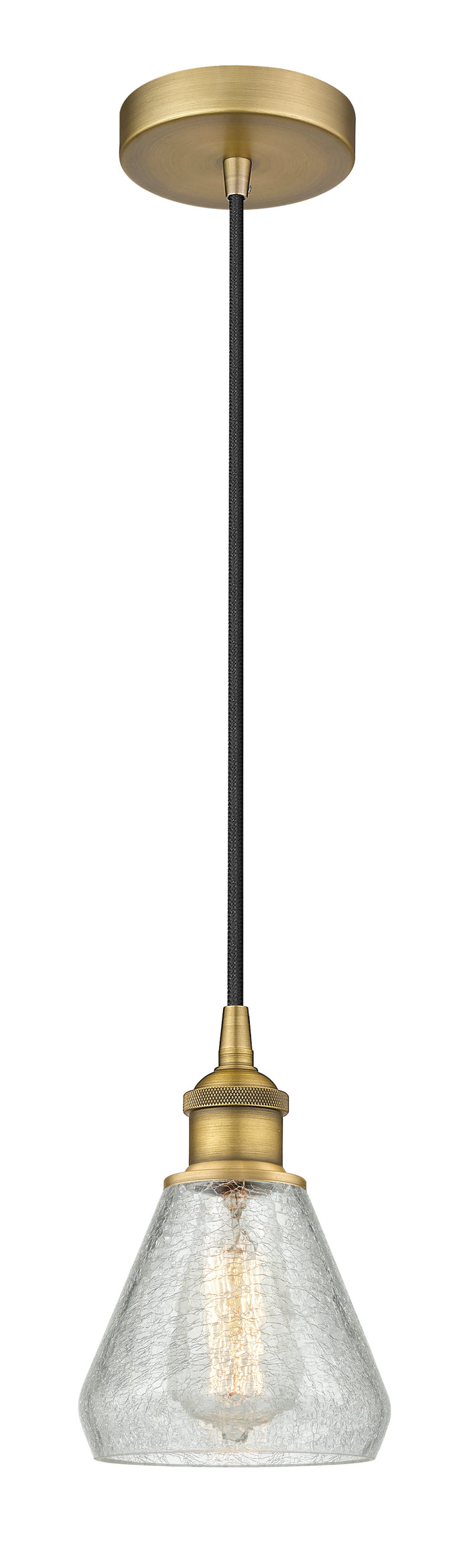 Edison Mini Pendant Antique Brass Finish