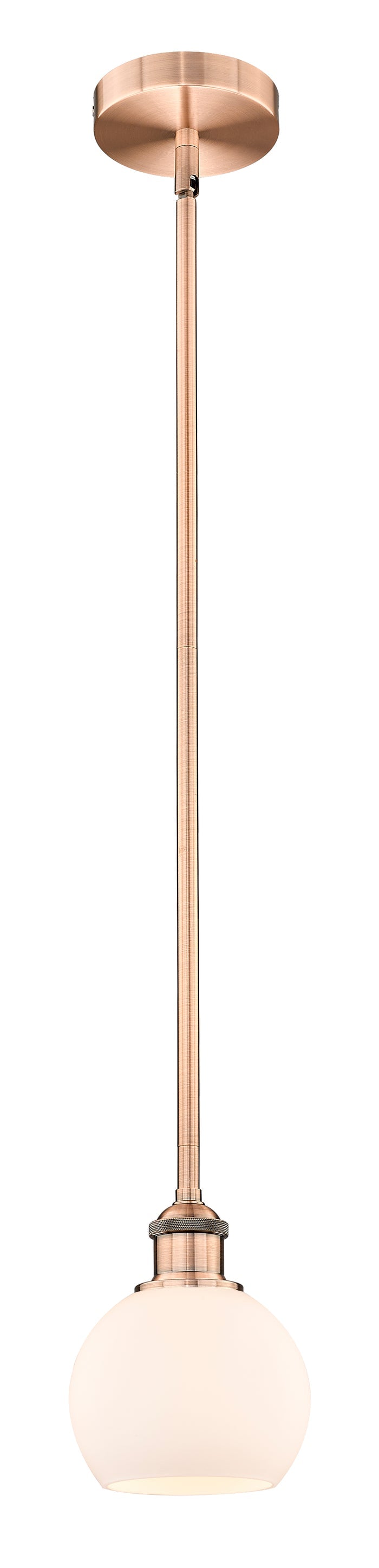 Edison Mini Pendant Antique Brass Finish