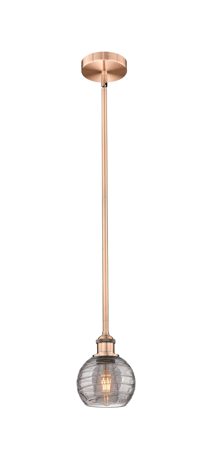 Edison Mini Pendant Antique Brass Finish