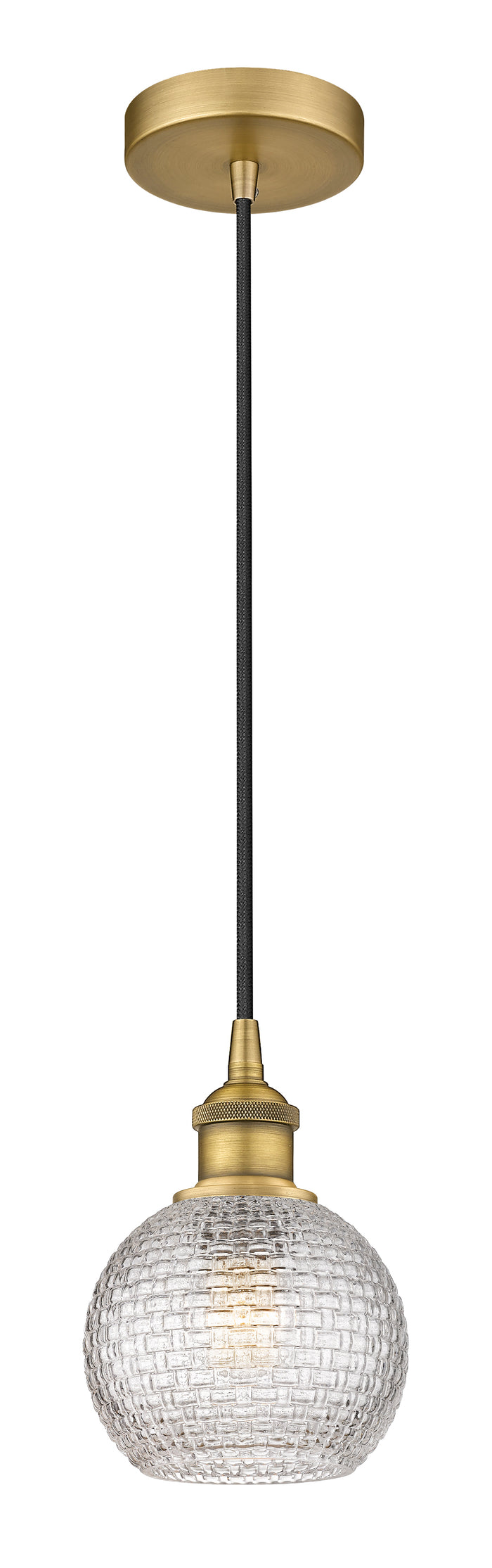 Edison Mini Pendant Antique Brass Finish