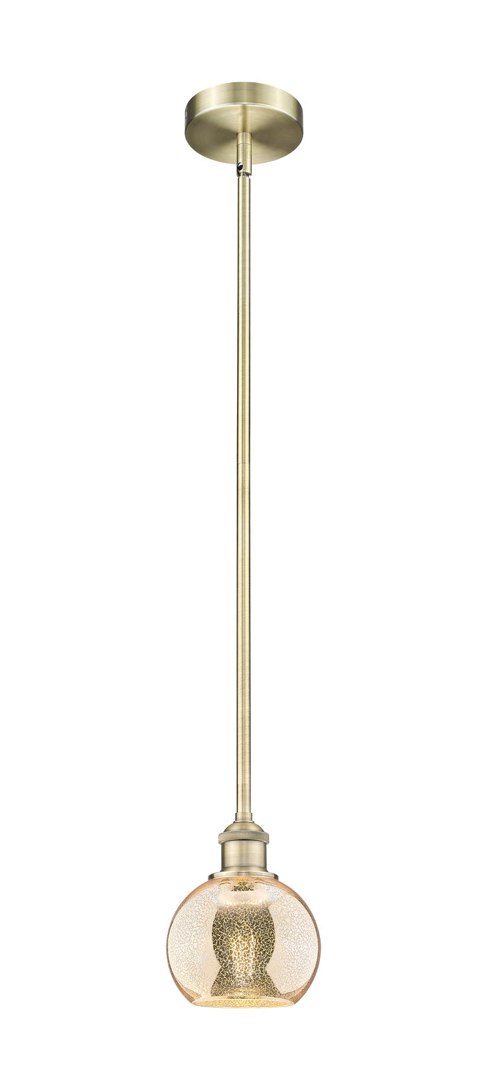 Edison Mini Pendant Antique Brass Finish