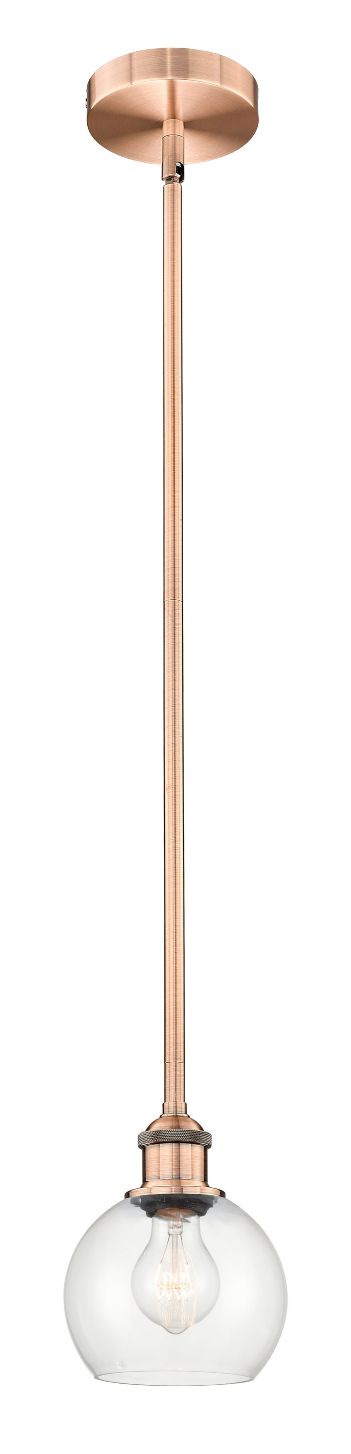 Edison Mini Pendant Antique Brass Finish
