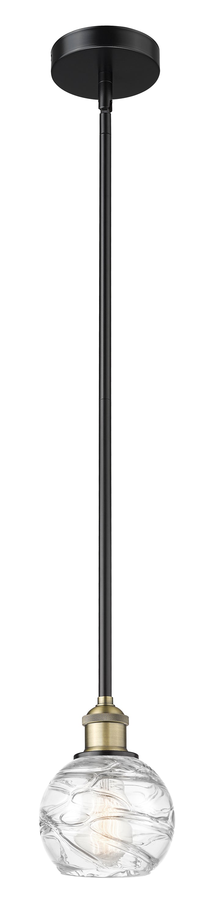 Edison Mini Pendant Antique Brass Finish
