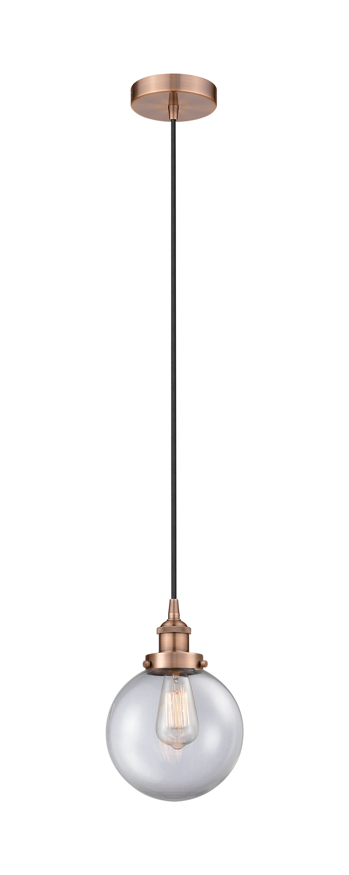Edison Mini Pendant Antique Brass Finish