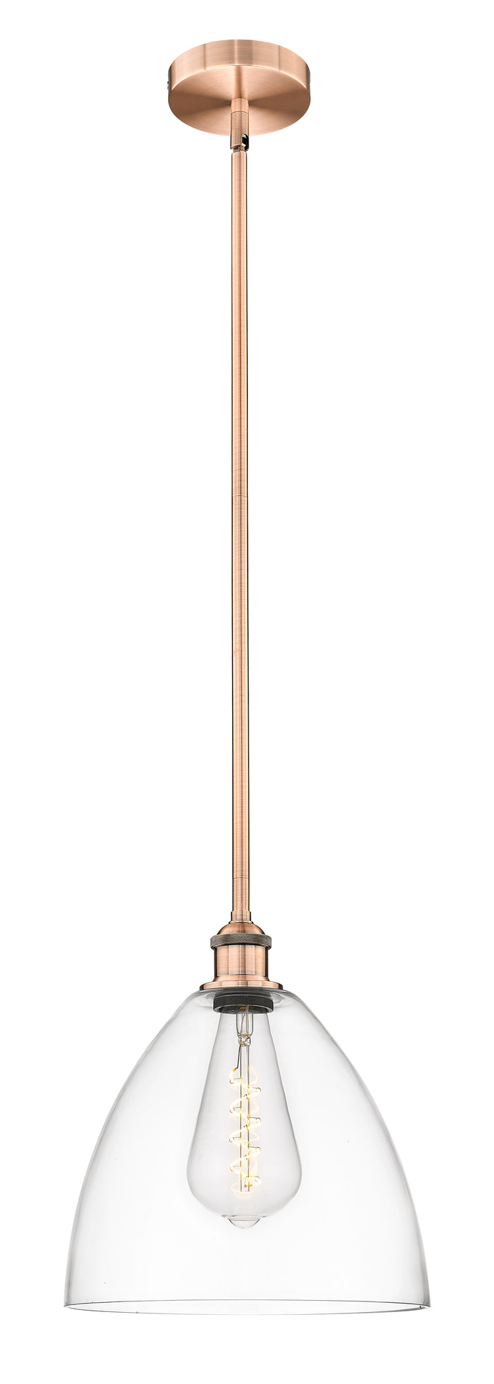 Edison Mini Pendant Antique Brass Finish