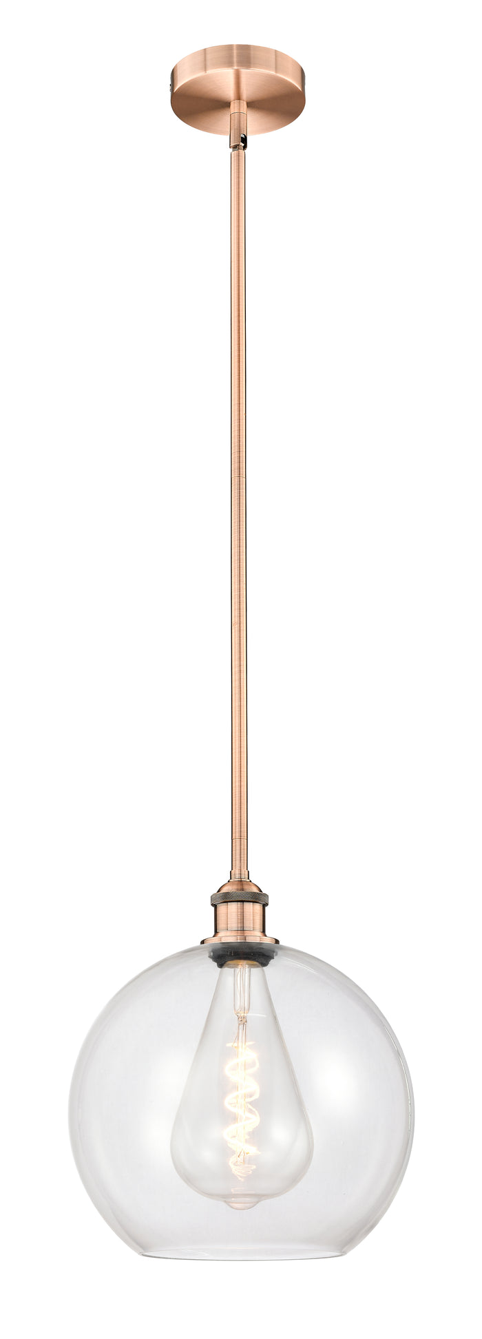 Edison Mini Pendant Antique Brass Finish