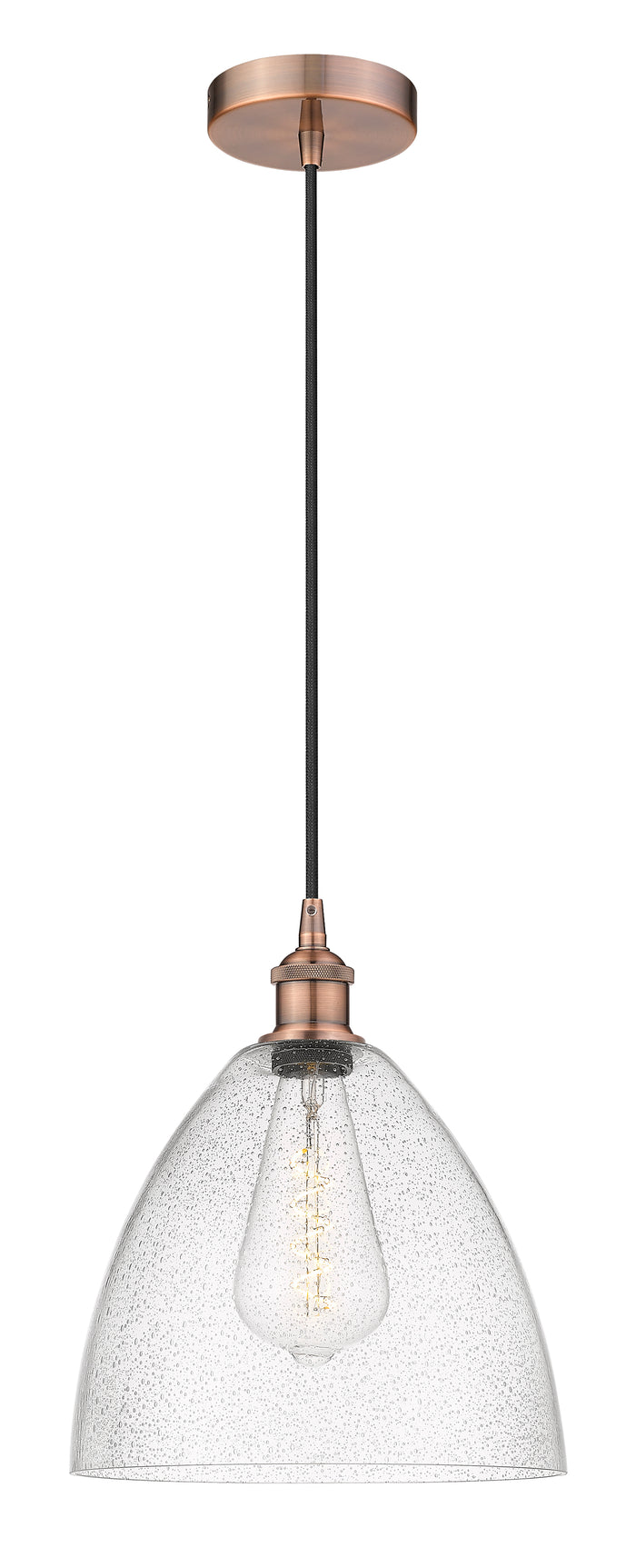 Edison Mini Pendant Antique Brass Finish