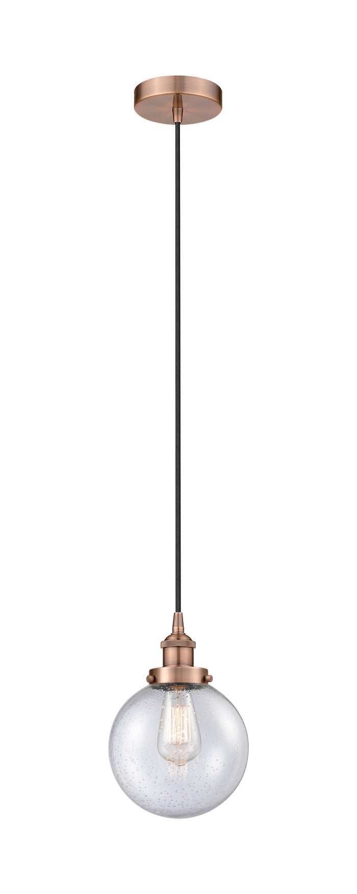 Edison Mini Pendant Antique Brass Finish
