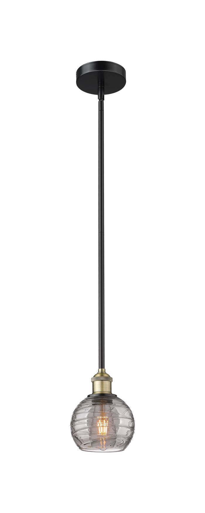 Edison Mini Pendant Antique Brass Finish