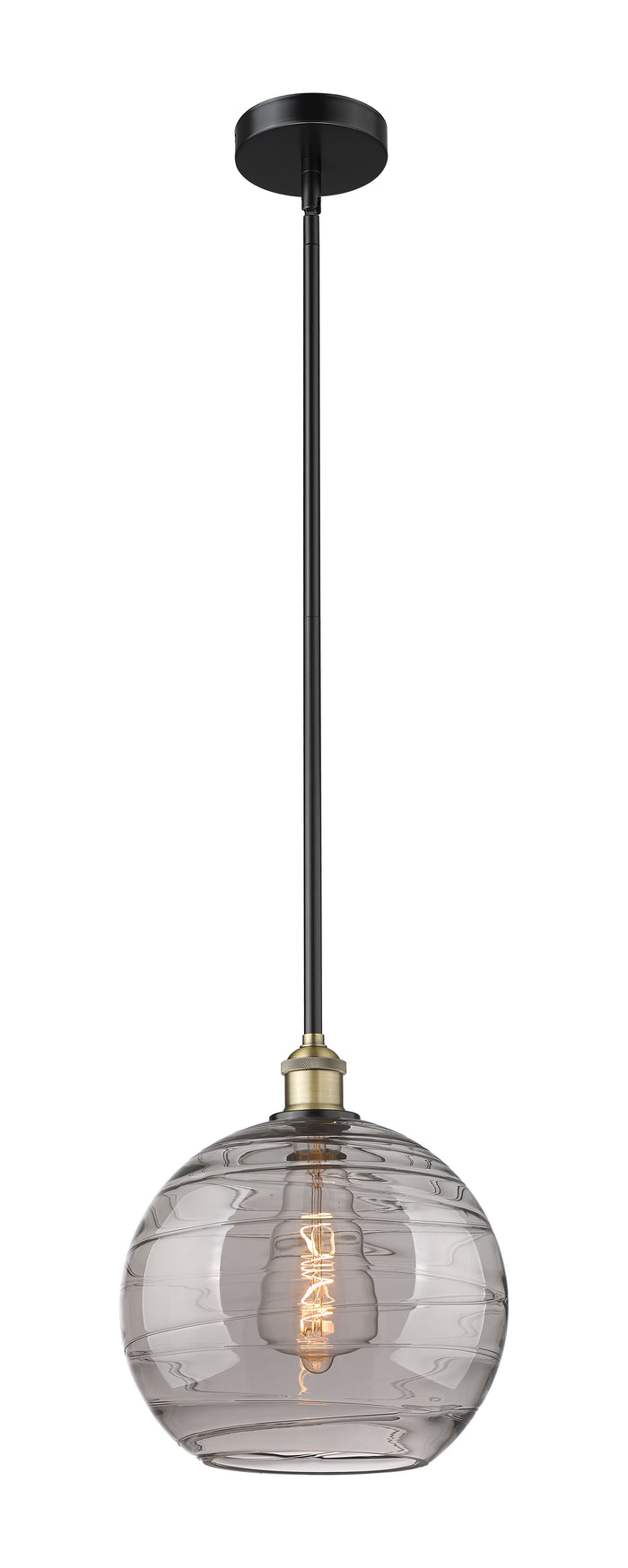 Edison Mini Pendant Antique Brass Finish