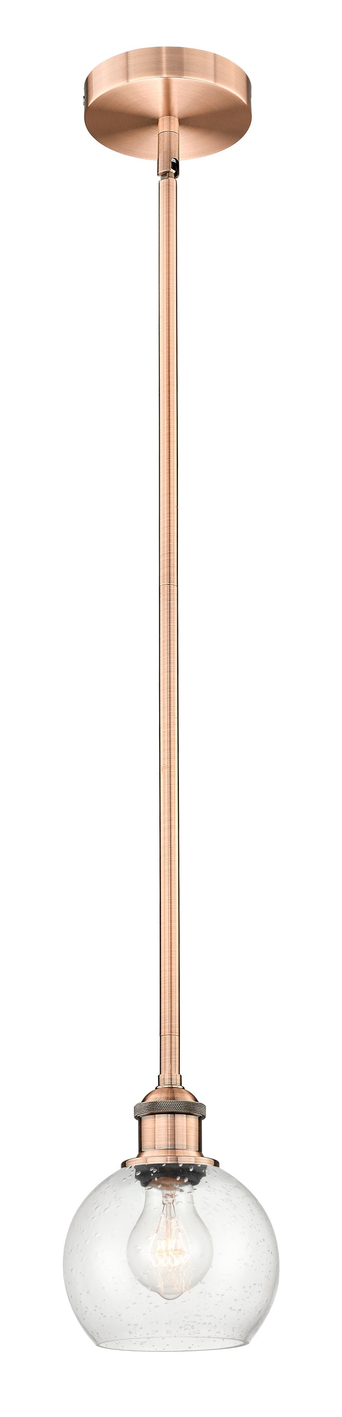 Edison Mini Pendant Antique Brass Finish