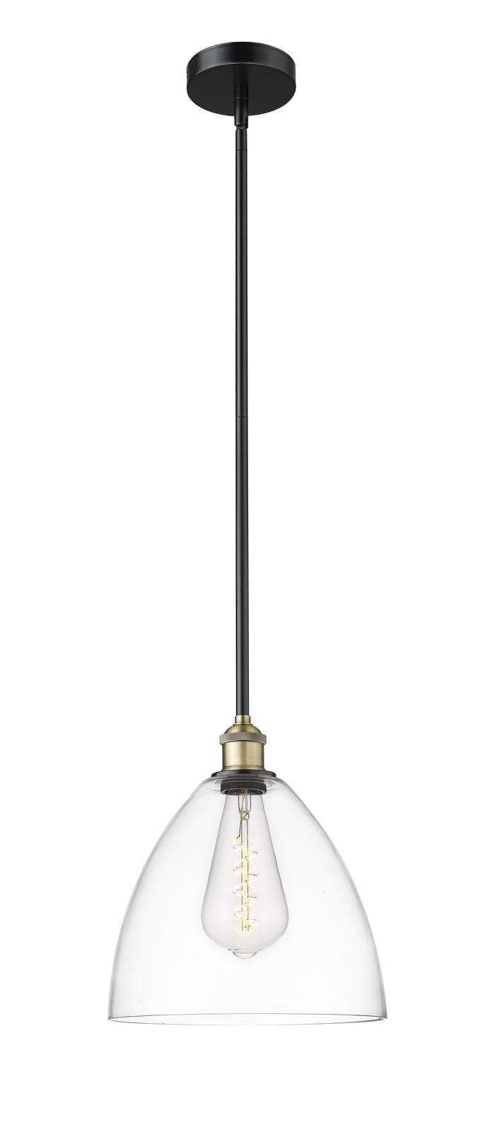 Edison Mini Pendant Antique Brass Finish