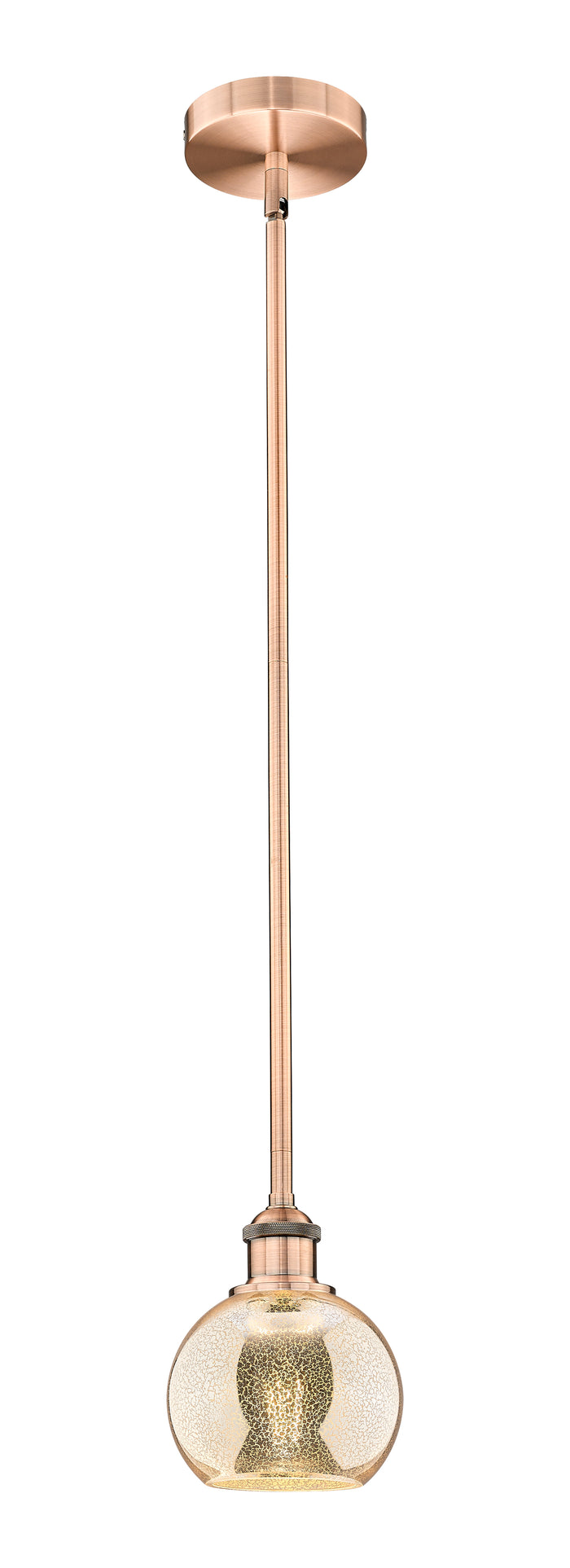 Edison Mini Pendant Antique Brass Finish