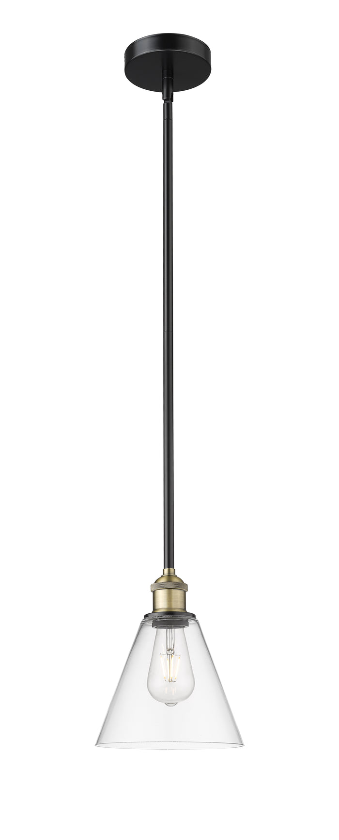Edison Mini Pendant Antique Brass Finish